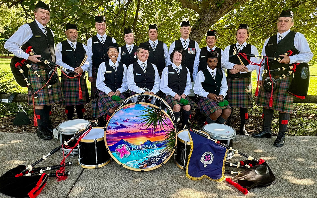 PIpe Band Anzac Day 2024